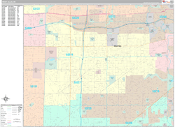 West Allis Wall Map Premium Style 2024